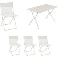 Lafuma Balcony Balkonmöbel-Set 5tlg. Batyline/Stahl 4 Personen
