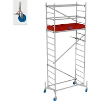 Krause ClimTec Gerüst 5m inkl. Fahrrollensatz Ø 125mm