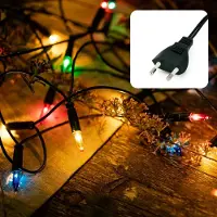 Hellum Lichterkette Deko 100 LED bunt RGB Mini Beleuchtung Party Weihnachten Indoor