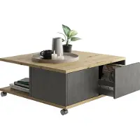 FMD Möbel Couchtisch TWIN 1