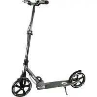 Best Sporting Cityroller "City-Scooter silber grau mit Handbremse"