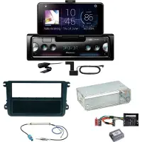 Pioneer SPH-20DAB DAB+ Bluetooth FLAC Einbauset für Seat Leon Altea XL Alhambra