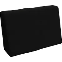 Pokar Palettenkissen Palettenauflagen mit abnehmbarem Bezug Palettensofa, Größe:Seitenkissen 60 x 40, Farbe:Schwarz