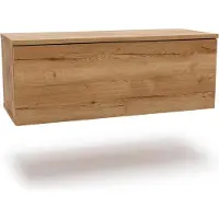 KOBI TV-Schrank Nicole 80 cm – Modernes Design in Eiche Craft Gold | Laminatplatte 16 mm, TIP-ON System, stehend oder hängend montierbar