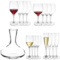 Villeroy & Boch Gläser-Set "Karaffe und Gläserset Maxima 17er Set transparent" Spülmaschinengeeignet