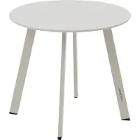 Hespéride Runder gartenbeistelltisch "saona" lehm 50 x 45cm aus stahl -