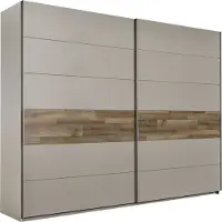 Möbelando Schwebetürenschrank Kleiderschrank Schiebetürenschrank Schrank "Carlynn I"