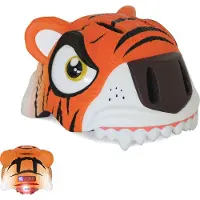Crazy Safety - Tiger Bicycle Helmet - Orange (CS190101)