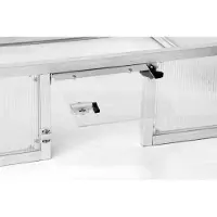 KGT Schildkröten-Unterbau für Frühbeet 210, Aluminium-Blank