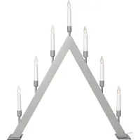 Star Trading Lichterbogen ,Vind, 7-flammig, Holz, beige