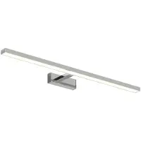 LINDBY Wandlampe Jukka , chrom / silber, für Badezimmer, Aluminium, Modern, Wandleuchte, Wandlampe Bad