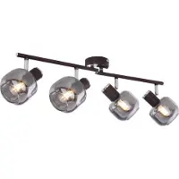 Globo Lighting Strahler Metall bronzefarben, 4x E14