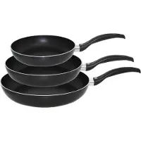 ELO Stahlwaren ELO Ducto Pfannenset Aluminium antihaftbeschichtet Induktion schwarz 3-teilig