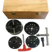 Holzstar Vier-Backenfutter M33 x 3,5, Profi-Set, 5931054