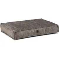 Designed By Lotte Wave Essence Orthopädisches Hundekissen, Farbe:grau