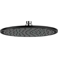 Kludi A-QA Tellerkopfbrause 250 mm flache Ausführung mattschwarz/chr