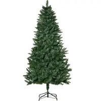 Dopwii Künstlicher Weihnachtsbaum 180 cm Kieferbaum künstlich mit 724 Zweigen Metallständer für drinnen