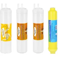Alapure Kompaktes Wasserfilter-Jahres-Set für Osmoseanlagen mit Sediment-, Kohle- und Mineralfilter