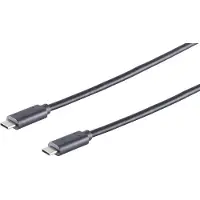 Kabelbude.eu USB Kabel, 3.1, C-Stecker - C-Stecker, 1,0m