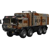Mould King 8x4 RC Raketen-LKW Militär Tarnung 20044