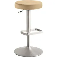 Mayer Barstuhl Sitzmöbel 1200 44 x 44 x 55 cm Stahl chrom matt/beige