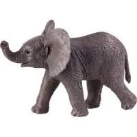 Animal planet Mojo Fun African Elephant Baby, 3 Jahr(e), Wildlife, Grau, Weiß, Polyvinylchlorid (PVC)