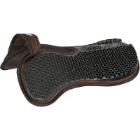 Acavallo Withers Free Hexa Gel Half Pad Back Riser Memory Foam, Farbe:Brown