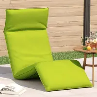 vidaXL Möbel Sonnenliege Klappbar Knallgrün 175x54x8,5 cm Oxford-Gewebe - Gartenliegen &57389