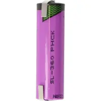 Sonnenschein Batterien Tadiran LTC SL-360/T mit Lötfahnen U-Form, ehemals Sonnenschein SL-360, SL360