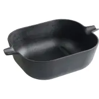 Tepro Grillzubehör Guss-Wok-Einleger für das Rost-in-Rost-System eckig, ca. 23,7 x 28 cm