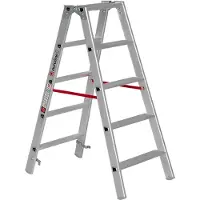 Euroline 20577 Stufenstehleiter 2x5 Stufen