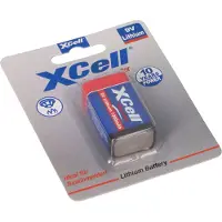 Xcell X9V-B 9V-Block Batterie 1er Blister, Wiederaufladbarer Akku, 9V, Lithium, 9 V, 1 Stück(e), 1200 mAh