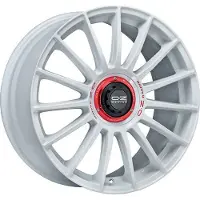 OZ RACING ALUFELGE SUPERT EVOLUZ WRC 8.5x20 5x112 ET 30 RACE WHITE RED LETTERING