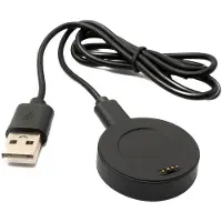 System-S USB 2.0 Kabel 80 cm Ladestation für Huawei Watch 1 Smartwatch 5V Adapter in Schwarz