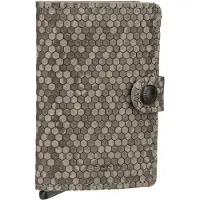 Secrid Unisex Miniwallet Hexagon Grey Größe: OS | Geldbörsen Outlet | Unisex | Grau