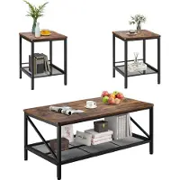 Vevor 3-teiliges Wohnzimmertisch-Set