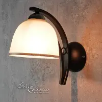 Licht-Erlebnisse Moderne Wandlampe AVIA Schwarz Weiß Chrom Glas Metall E27 Wandleuchte Wohnzimmer Schlafzimmer Flur