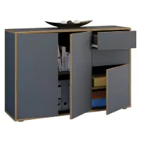 VCM Holz Kommode Sideboard Salia Breite 110 Schublade