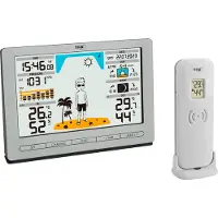 TFA-Dostmann Digitale Wetterstation mit Außensender METEO JACK, 35.1097.54,