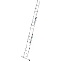 MUNK Günzburger Steigtechnik MUNK Schiebeleiter mit nivello-Traverse 3x8 Sprossen