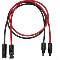 Offgridtec 1,5m MC4 zu MC4 Verbindungskabel 6mm² rot/schwarz
