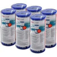 Bestway 12 Filterkartuschen Gr.I Ø 8cm x 9,0cm 6 x 2er Sets
