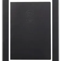 Clairefontaine 5x Crok'Book, Skizzenheft A3, 20 Blatt weiß 160g, schwarzer Einband, Querformat - Schwarz 60352C