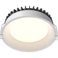 Maytoni Einbaustrahler Okno LED incl. Weiß aus Aluminum und Kunststoff 18W für Küche, Schlafzimmer, Wohnzimmer, Esszimmer, Lobby