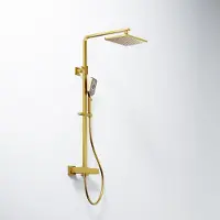Steinberg Serie 342 Brauseset, Komplettset inklusive Thermostat, Regenbrause und Handbrause, 3422721BG