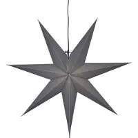 Star Trading Ozen, Leichte Dekorationsfigur, Grau, Papier, Ambiente, IP20, Flexibel
