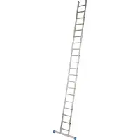 Krause Alu-Anlegeleiter Stabilo, 20 Sprossen, mit Traverse