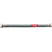 Tucai Edelstahl Flexschlauch Panzerschlauch 300cm IG 1/2" x IG 1/2" Metallschlauch DN8
