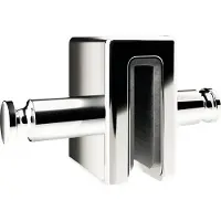 Schulte Handtuchhaken für Duschabtrennungen 5, 6 und 8 mm chrom D9550 41