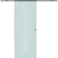 HOMCOM Glasschiebetür Schiebetür Glastür Zimmertür Mattglas 3-Maß